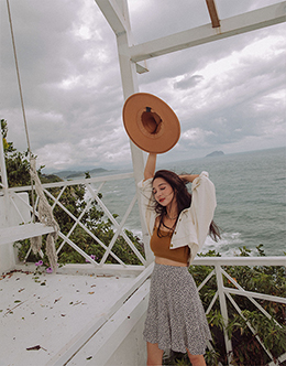 彈性坑條平口BRA TOP