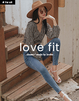 LOVE FIT 修身窄管顯瘦牛仔長褲
