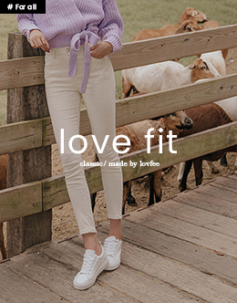 LOVE FIT 修身窄管顯瘦牛仔長褲