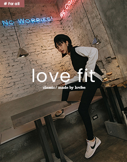 LOVE FIT 高密度彈力顯瘦黑褲