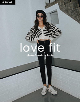 LOVE FIT雙釦窄管開衩顯瘦黑牛仔褲