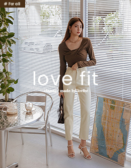 LOVE FIT保暖內加絨男友褲