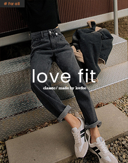 LOVE FIT 修身內磨毛落地牛仔褲