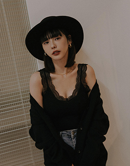 蕾絲拼接內刷厚絨BRA TOP