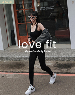 LOVE FIT雙釦顯瘦窄管牛仔褲