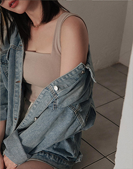 彈性平口美背BRA TOP背心