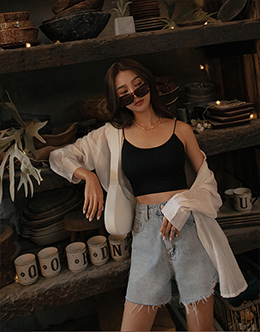 羅紋彈性BRA TOP