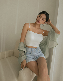 彈力服貼平口BRA TOP