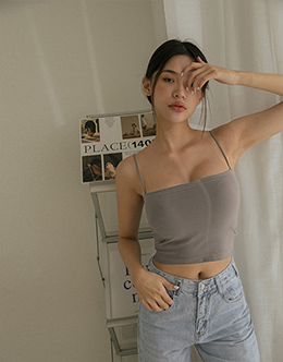 彈力服貼平口BRA TOP