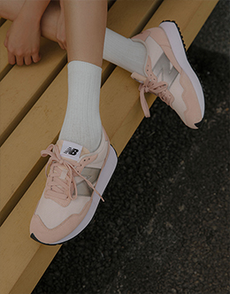 NB237女孩的小復古球鞋