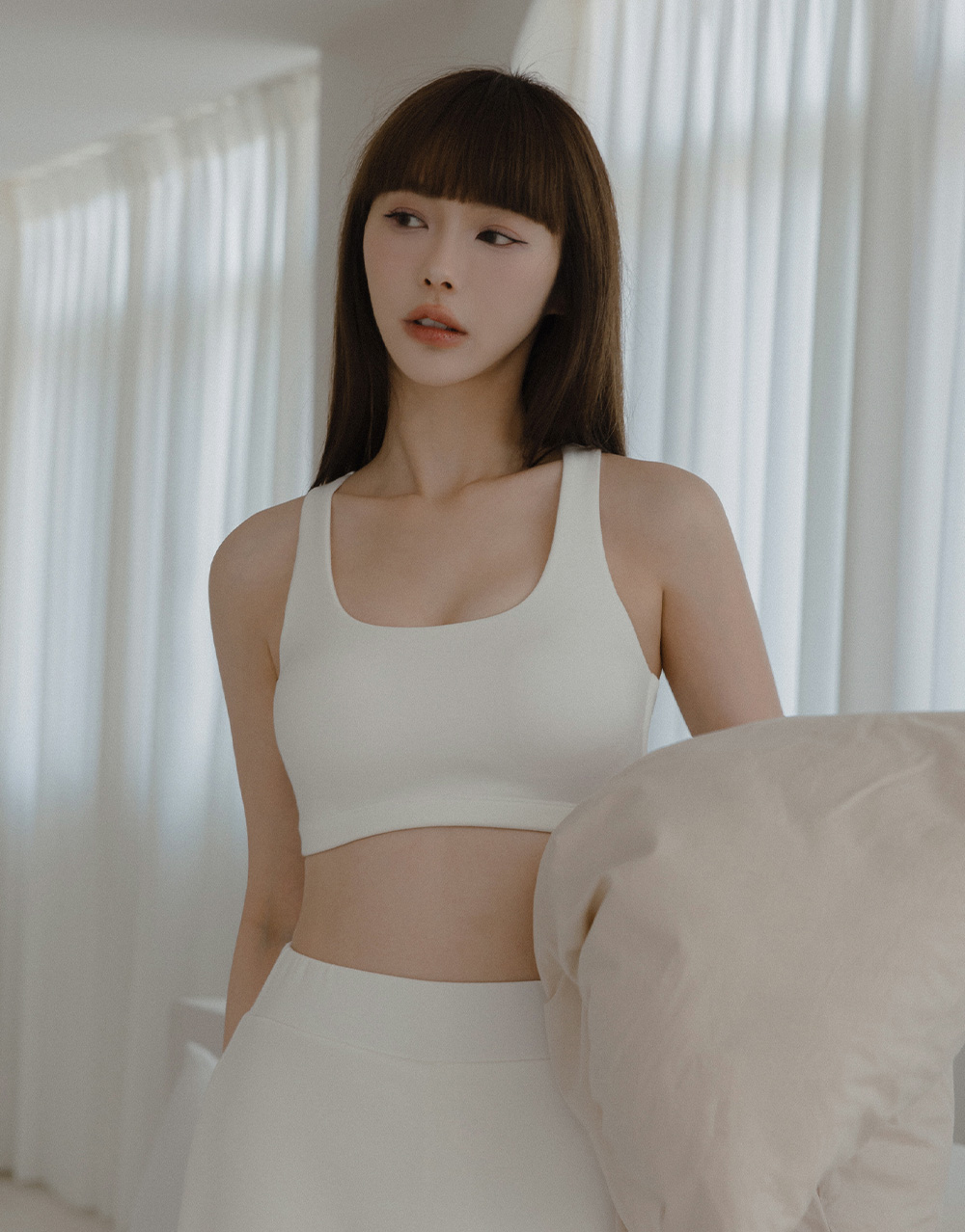 MIT美背挖肩BRA TOP(透氣雲朵棉)