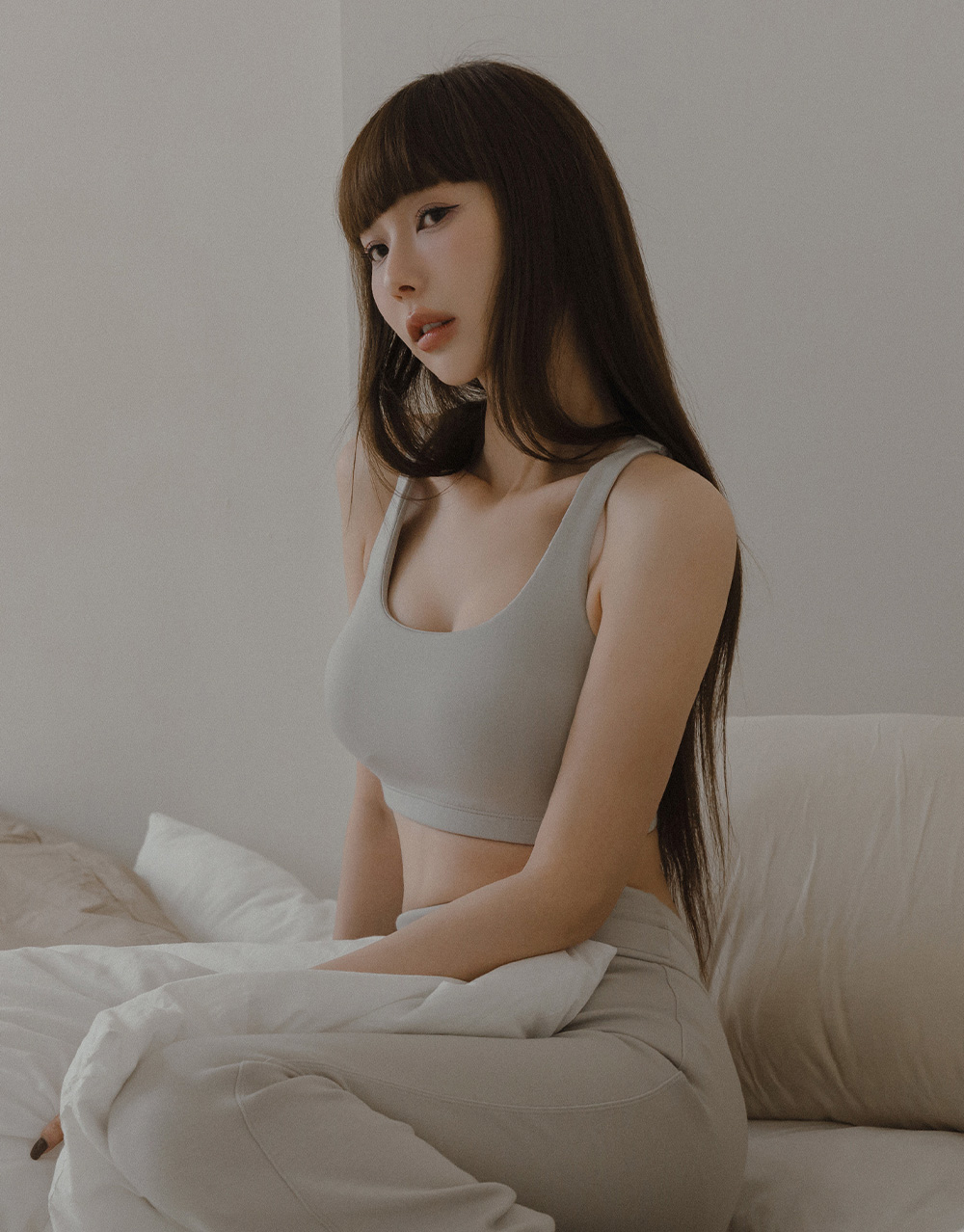 MIT美背挖肩BRA TOP(透氣雲朵棉)