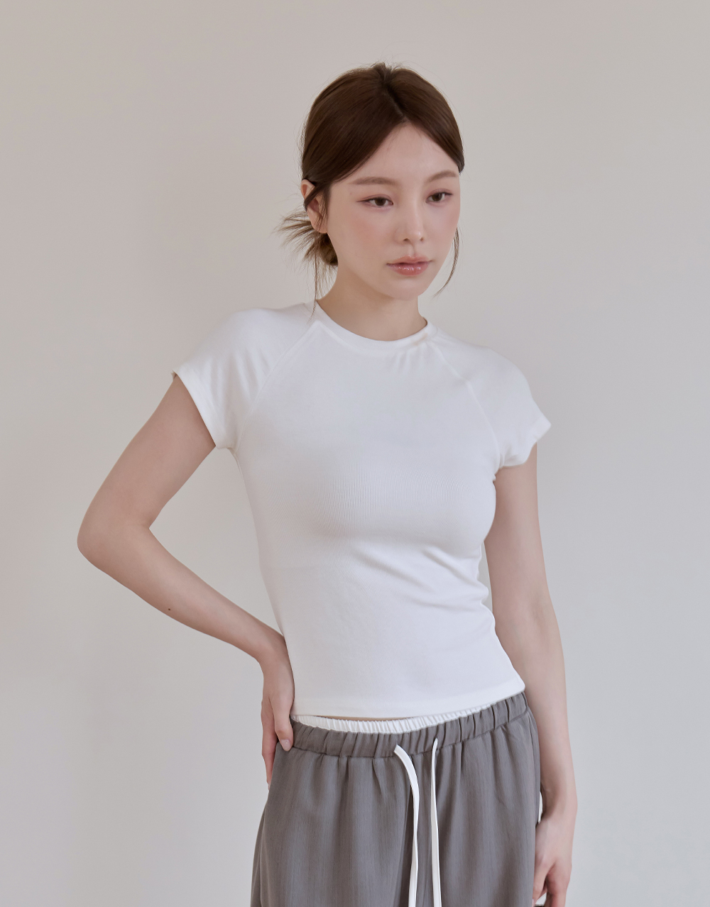圓領連袖上衣(EcoCosy極柔優可絲)