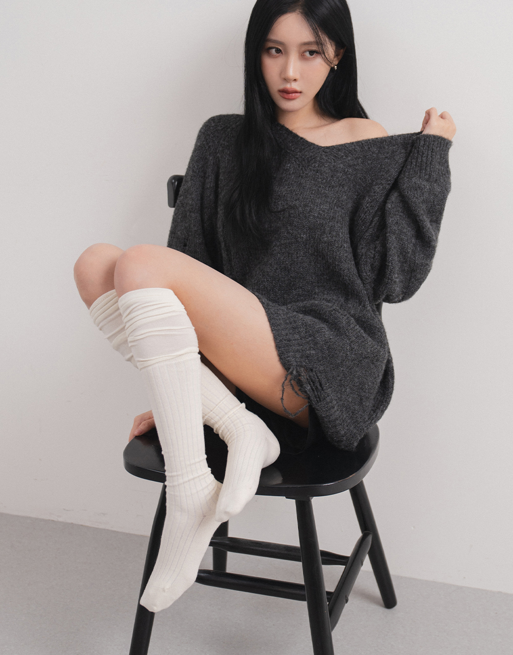 堆堆長筒襪