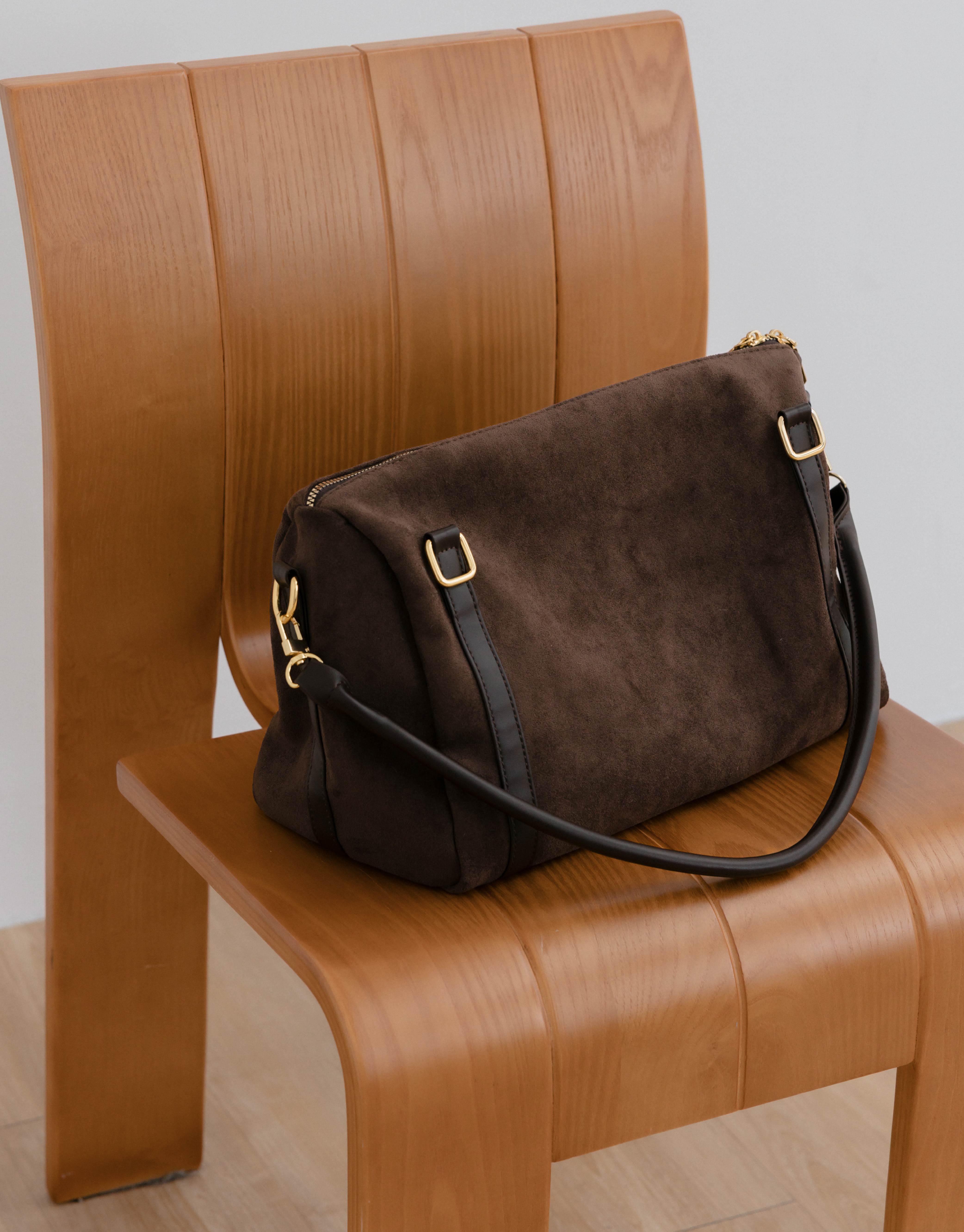 麂皮兩背式方包