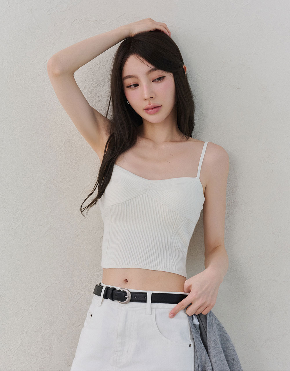 坑條針織BRA背心