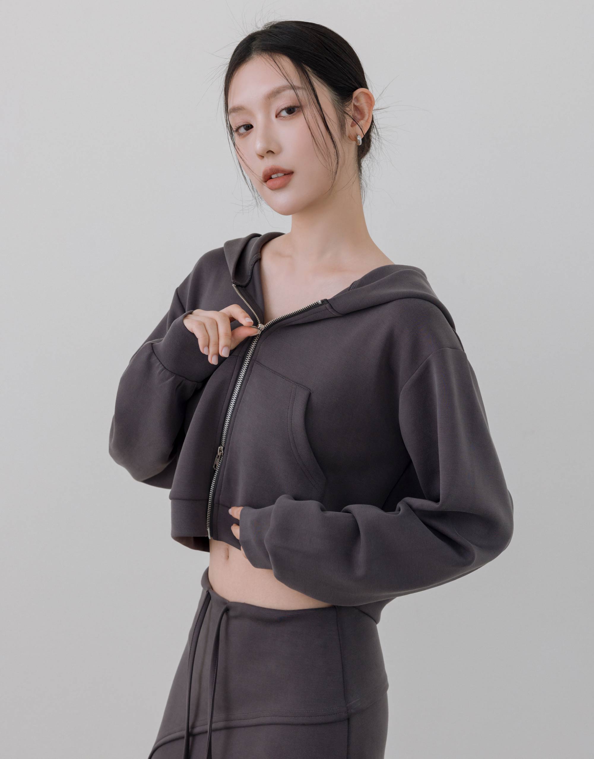 小馬銀牌連帽外套(砂洗果凍棉)